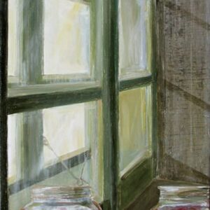 DOMESTIC CHERRY, oil on canvas, 89x40 cm, 2011.
