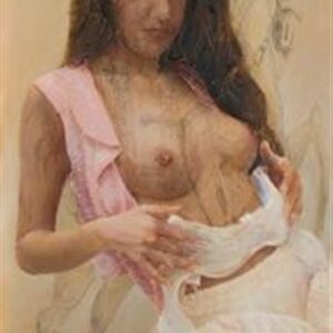 DOUCEUR, 2008, oil on canvas, 91x 42 cm