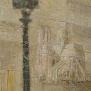 LES OMBRES DE PARIS, oil on canvas, 89 x 40 cm, 2010.