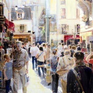 Montmartre Village, oil on canvas, 58 x 40 cm, 2011.
