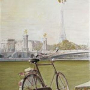 MY BIKE, oil on canvas, 89 x 40 cm, 2009.