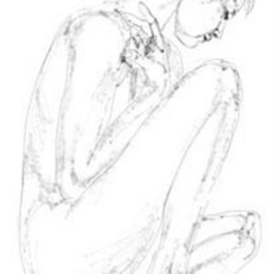 NIKA POSE, pencil, 89x40 cm, 2010.